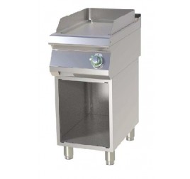 1 zónás RedFox álló elektromos rostlap sima, krómozott sütőfelülettel, semleges tárolóval